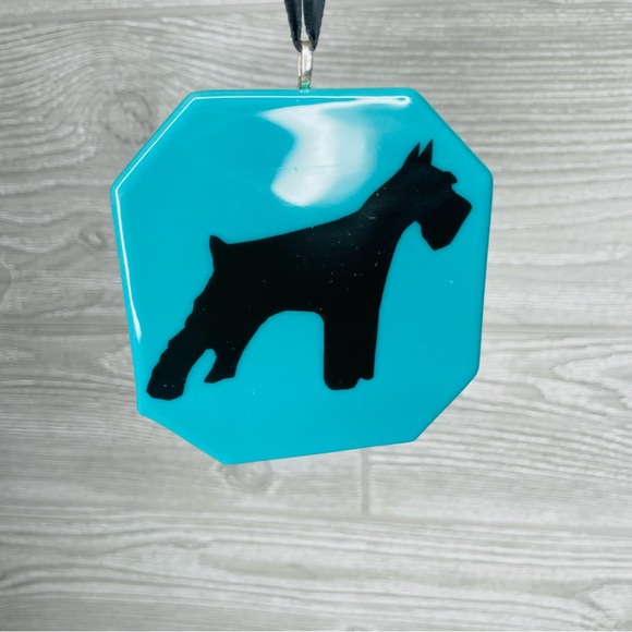 Stained glass sun catcher scottie dog terrier coaster decoration orniment art - Picture 4 of 4